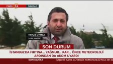 Muhabirin Soğuk Hava ile İmtihanı