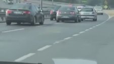 Koruma Aracının Yol Veremeyen Araca Çarpması