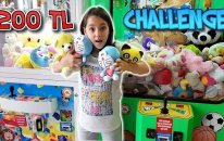 Melike Ve Babası Oyuncak Kapma Yarışması, 200 TL Challenge