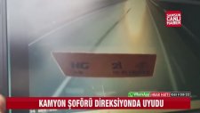 Samsun'da uyuya kalan kamyon sürücüsü can aldı!
