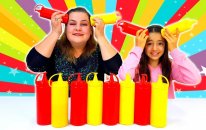 Yanlış Ketçap Mayonez Şişesi Seçersen Slime Olmaz Don’t Choose the Wrong MAYONNAISE Slime Challenge