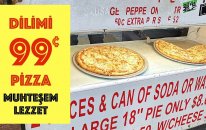 Dilimi 99 Cents Pizzayı Denedim: Muhteşem Lezzet - Fresh Pizza Manhattan