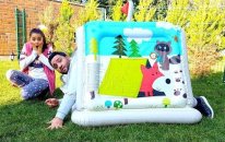 Yeni Evim Pretend Play with Giant Indoor Inflatable Playhouse, Fun kids