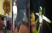 Elif Uçtu, Midilli At Bindi.ukrayna Dnepropetrovsk Sirkinde Buz Pisti Gösterisinde Çok Eğlendik