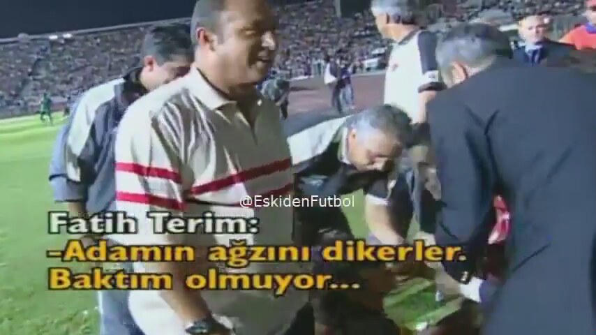 Fatih Terim Adamin Agzini Dikerler 2003 Izlesene Com