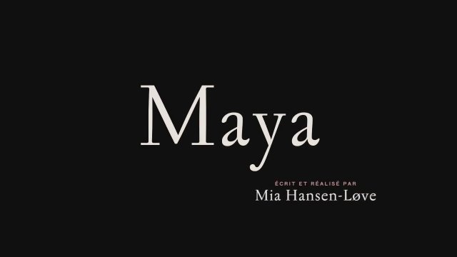 Maya (2018) Fragman