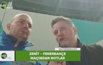 Zenit - Fenerbahçe maçından notlar! Senad Ok ve Volkan Demir aktardı...