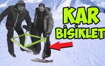 Kar Bisikleti Yaptık + Şişme Bot, Deniz Yatağı ile Kaydık