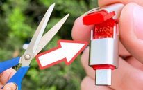 Makasla Kesseniz Bile Çalışmaya Devam Eden Usb Kablo