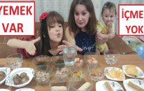 YEMEK VAR İÇMEK YOK . ÇOK ZORLANDIK