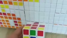 Rubik Küp ile Atatürk Portresi