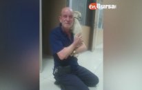 Köpeğine Kavuşan Adam Gözyaşlarına Boğuldu