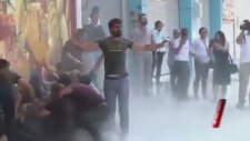 Eylemcinin İsteğini Kırmayan TOMA