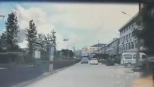 Çin'de Yakıt Tankerinin Patlama Anı