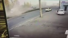 Raydan Çıkan Tramvayın Feci Kazası