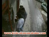 hırsızlık yaparken kameraya böyle yakalandı