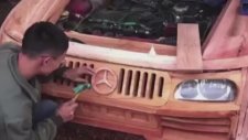 Ahşaptan Mercedes Yapan Çinli Marangoz