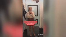 Soyunma Kabininde Kendisini Kayda Alan Adamı TikTok'ta Paylaştı