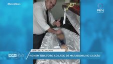 Maradona'nın Tabutunu Açarak Selfie Çekimi Yapan Cenaze Görevlileri