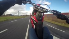 Motosikletlinin Hüsranla Sonuçlanan Tek Teker Denemesi
