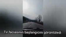 Bursa'da 4 Kişinin Ölümüne Neden Olan TIR'ın Kaza Öncesi Trafikteki Görüntüleri