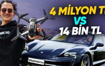 4.000.000 TL'lik Porsche Taycan Turbo S ile FPV Drone'u Kapıştırdık! (Sürpriz Sonlu)