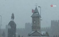 Nisan Karı Kayseri’yi Beyaza Bürüdü