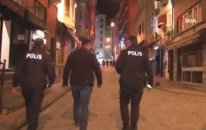 Taksim’de Doğum Günü Partisine Nefes Kesen Baskın Kamerada