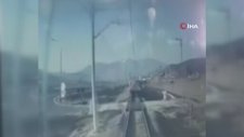 Pozantı’daki Tren Kazasının Güvenlik Kamerası Görüntüleri Ortaya Çıktı