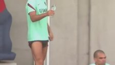 Ronaldo'dan Pepe'ye Sulu Şaka