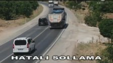 Drone ile Tespit Edilen Hatalı Sollama Yapan Sürücüler