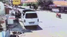 Bir Anda Yola Fırlayan Çocuğa Araç Çarptı