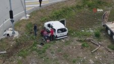 Giresun’da Kaza Anı Drone İle Görüntülendi