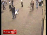 İstiklal caddesinde turisti bıçakladılar