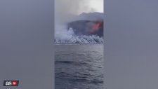 La Palma'da Lavlar Denize Ulaştı