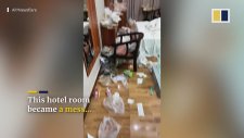 Otel Odasını Çöpe Çeviren Müşteri