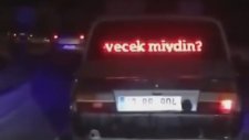 Toros'un Arkasına Led Ekran ile Yazı Yazdırmak