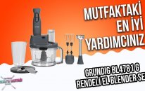 GRUNDIG BL4781 G Rendeli El Blender Seti Ürün İnceleme - Vatan Bilgisayar