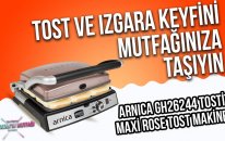 Tost Ve Izgara Keyfini Mutfağınıza Taşıyın ; Arnica GH26244 Tost Makinesi