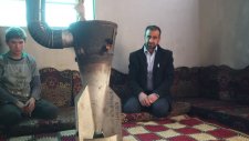 Evine Düşen Roketi Sobaya Dönüştürdü