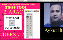 Finale #Ders 7-2 Staff tool porte aracı personel aracı Staff Attributes dialog box staff menu porte
