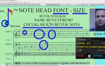 Finale note head font and size nota başını büyütmek çocuklar için büyük nota yazmak notayı büyük yap