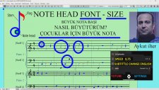 Finale note head font and size nota başını büyütmek çocuklar için büyük nota yazmak notayı büyük yap