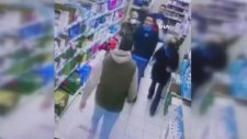 Başkent’te Müşteri İle Market Çalışanının Kavgası Kamerada