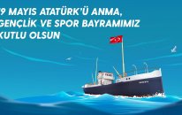 19 Mayıs Atatürk'ü Anma, Gençlik ve Spor Bayramımız kutlu olsun.
