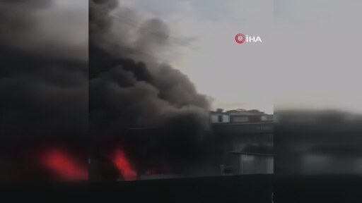 Sultanbeyli’de Mobilya Fabrikasında Yangın