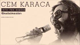 Cem Karaca - Unutamadığım (Original Playback Kayıtları [Official Audio]