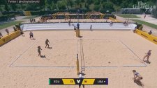 Plaj Voleybolunda Sayıyı Sonuna Kadar Hak Eden Takım