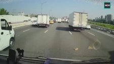 Otoyoldaki Yavru Kediyi Kurtaran Kamyon Şoförü
