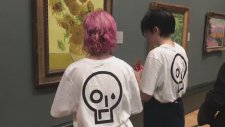 İklim Aktivistleri Van Gogh'un Tablosuna Çorba Fırlattı